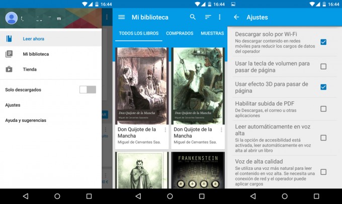 Google Play Books se actualiza a la interfaz Material Design
